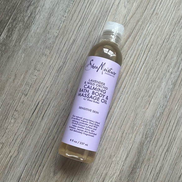 NWT Shea Moisture Bath/ Body/ Massage oil - calming lavender - Picture 1 of 6
